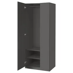 IKEA PAX / FORSAND(896.262.49) комбинация гардероба, темно-серый/темно-серый