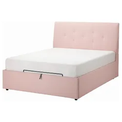 IKEA IDANÄS(904.589.66) кровать с контейнером, Гуннаред бледно-розовый