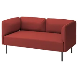 IKEA LILLEHEM(694.712.67) Модульный диван, 2 человека, Ганнаред/коричневый металл