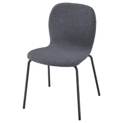 IKEA KARLPETTER(394.837.52) стілець, Gunnared середньо-сірий/Sefast чорний