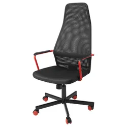 IKEA HUVUDSPELARE(905.076.03) ігрове / офісне крісло, чорний