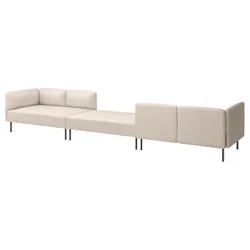 IKEA LILLEHEM(695.362.16) Модульный диван с 6 человек, Висл/Бежевый металл