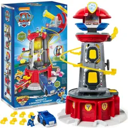 ПОДСТАВКА PAW PATROL GREAT TOWER + ЛИФТ CHASE SPACE MIGHTY PUPS 84 СМ