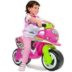 INJUSA THUNDRA PINK RIDE НА ХОДОВОМУ МОТОРІ ШИРОКІ КОЛЕСА +18М