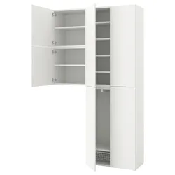 IKEA PLATSA(593.365.57) шафа 6 дверей, Фоннес білий