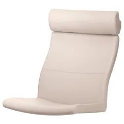IKEA POÄNG (301.059.01) подушка для крісла, Глянець брудно-білий
