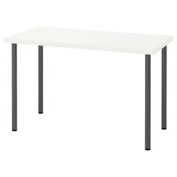 IKEA LAGKAPTEN / ADILS(194.167.68) стол письменный, белый / темно-серый