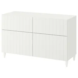 IKEA BESTÅ(294.126.18) поєднання полиці з дверцятами/шухлядами, білий / Sutterviken / Kabbarp білий