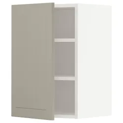 IKEA METOD (594.674.35) навісна шафа з полицями, білий / Stensund beige