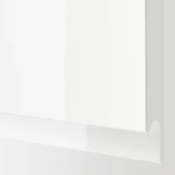 IKEA METOD(695.846.41) Кутовий шафа з каруселі, білий/Voxtorp Gloss/White