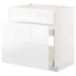 IKEA METOD / MAXIMERA(592.543.11) одна штука от злотых + 3 штуки / 2 штуки, белый/Воксторп глянцевый/белый