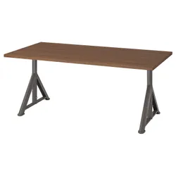 IKEA IDÅSEN(992.810.39) стол письменный, коричневый / темно-серый