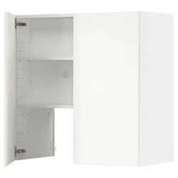 IKEA METOD(095.043.41) навесной шкаф с полкой/дверью, белый/Хавсторп бежевый