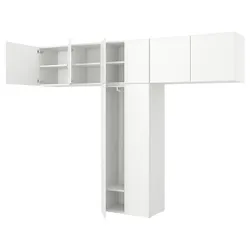IKEA PLATSA(294.369.78) шкаф 8 дверей, Фоннес белый / белый
