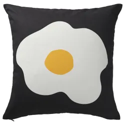 IKEA ÖGONLOCKSMAL(706.009.99) наволочка, черный/белый