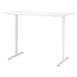 IKEA TROTTEN(794.296.02) стол с регулируемой высотой, белый