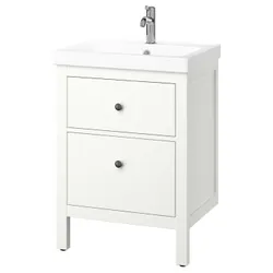 IKEA HEMNES / ORRSJÖN(995.467.80) тумба під умивальник з ящиками/мийкою/змішувачем, білий