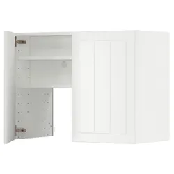 IKEA METOD(495.044.24) шкаф с вытяжкой и полкой/дверью, белый/Stensund белый