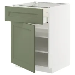 IKEA METOD / MAXIMERA(195.173.76) Кабінет STJ, Biały/axstad gria -green
