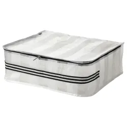 IKEA GÖRSNYGG  Контейнер для одежды / постельного белья, белый / прозрачный (405.041.93)