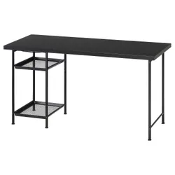 IKEA LAGKAPTEN / SPÄND(495.638.28) стіл, Czarnobrąz/чорний
