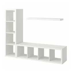 IKEA KALLAX / LACK(093.986.75) шкаф с полкой, белый
