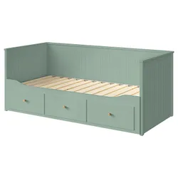 IKEA HEMNES(806.228.92) Рама рама с 3 ящиками, серый -грин
