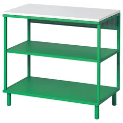 IKEA PLATSA(495.926.61) полка, белый/зеленый