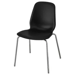 IKEA LIDÅS(995.055.67) стул, черный/Sefast хром