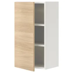 IKEA ENHET(793.209.99) 2 полки / дверной подвесной шкаф, белый / имитация дуб