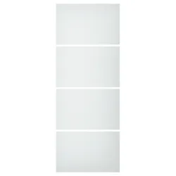 IKEA SVARTISDAL 4 панелі коробки для розсувних дверей, імітація білого паперу (904.735.75)