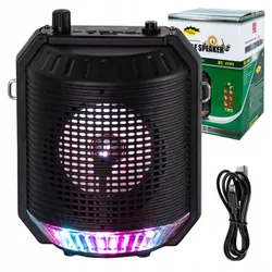 Bluetooth-динамік Boombox Mobile USB-радіо зі світлодіодним підсвічуванням Бездротовий портативний MP3
