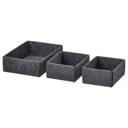 IKEA UPPDATERA(205.441.85) коробка, 3 шт., Серый