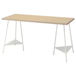 IKEA MÅLSKYTT / TILLSLAG(594.177.99) стол письменный, береза / белый