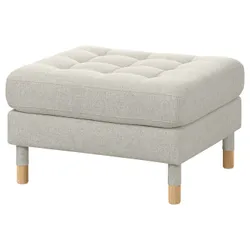 IKEA LANDSKRONA (994.353.29) підставка для ніг, Гуннаред бежевий / дерево