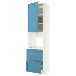 IKEA METOD / MAXIMERA(096.013.80) SZA WY N PIE/DRZ/2SZU, Biały/Lerhyttan Blue