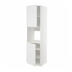 IKEA METOD(394.610.38) верх високий 2 др/пол, білий/Stensund білий