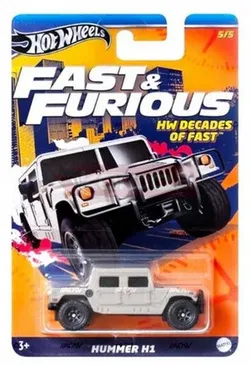 HOT WHEELS ФОРСАЖ HW ДЕСЯТИЛЕТИЯ БЫСТРОГО 5/5 HUMMER H1 HRW45