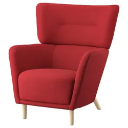 IKEA OSKARSHAMN(505.216.82) крісло крило, Червоний тонер