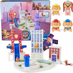 НАБОР PAW PATROL LIBERTY AND POMS THE MIGHTY MOVIE BASE CITY + 4 ФИГУРКИ