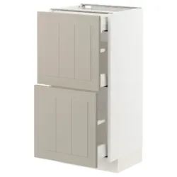 IKEA METOD / MAXIMERA(994.081.42) 2-дверний / 3-місний, білий / Stensund beige
