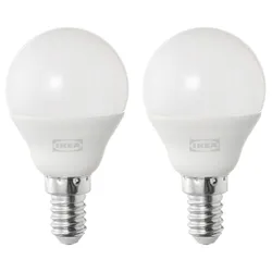 IKEA SOLHETTA(705.839.66) Светодиодная лампочка E14 470 Lumens, Biel Manning Ball