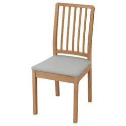 IKEA EKEDALEN(905.347.29) стул, имитация. dębu / Orrsta светло-серый