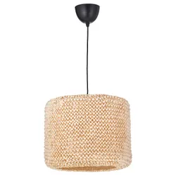 IKEA LERGRYN / SUNNEBY(794.281.98) підвісний світильник, бежевий / чорний