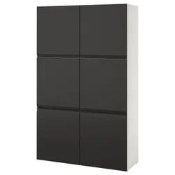IKEA BESTÅ(795.693.53) Комбинация с дверями, Белый Hammarsmed/Anthracite