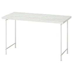 IKEA LAGKAPTEN / SPÄND(995.827.68) рабочий стол, Разноцветная/белая решетка