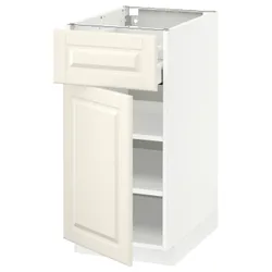 IKEA METOD / MAXIMERA(894.635.63) шкаф stj szu / дверь, белый / кремовый Бодбин