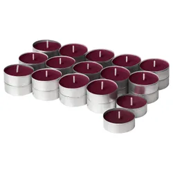 IKEA STÖRTSKÖN (205.021.66) ароматная свеча, черника / красный