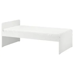 IKEA SLÄKT(792.277.55) каркас кровати с реечным дном, белый