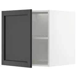 IKEA METOD(094.691.30) надбудова для холодильника/морозильника, білий/забарвлений лерхітановим чорним